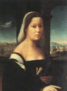BUGIARDINI, Giuliano Portrait of a Woman, called The Nun oil